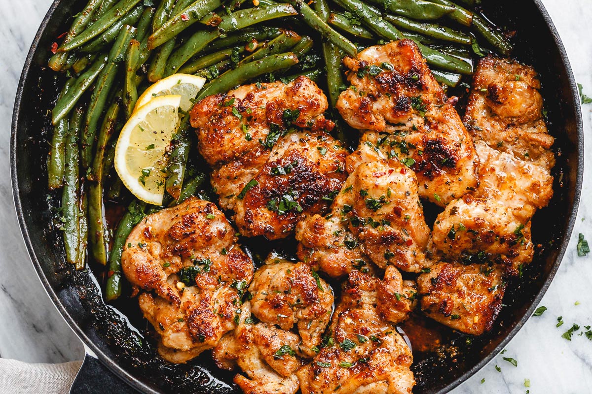 Garlic Butter Chicken Thighs